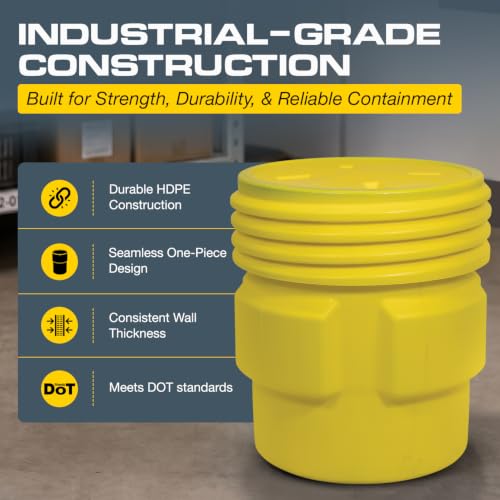 Eagle 65 Gallon / Yellow / Classic Cans