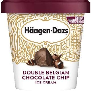 Häagen-Dazs Haagen-Dazs, Destination Series Belgian Chocolate Ice Cream, Pint (8 Count)