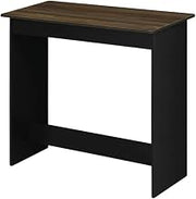 Columbia Walnut Comfortable Study Table, Compact Computer Computer Desk, Sturdy Design, Durable Wood Finish, Ideal for Home Office