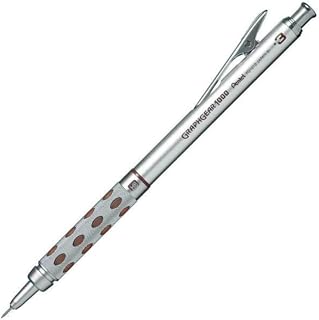 Pentel Graphgear 1000 Mechanical Pencil (Pack of 12) with Canon Drain Stopper Metal 0.3 mm