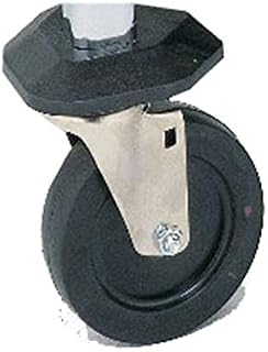 MetroMax Q™ Rigid Stem Caster with Bumper, 5"