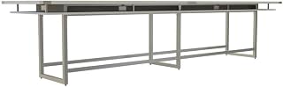Safco Mirella Conference Table Standing Height - 16' White Ash