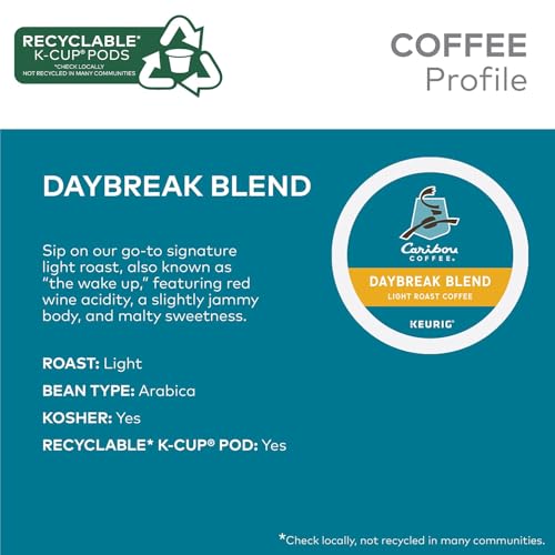 Caribou Coffee 24 Count (Pack of 4) / coffee / 1 Single-Serve Capsules & Pods