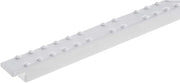 4S SmartFit White Melamine Short Adaptor Bar - 3/5"W x 12 2/5"L
