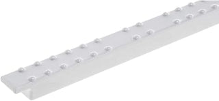4S SmartFit White Melamine Short Adaptor Bar - 3/5"W x 12 2/5"L