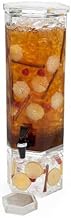 Rosseto LD105 Acrylic Base Hexagon Beverage Dispenser, 1.5-Gallon