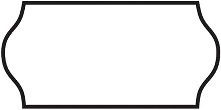 Meto White Labels for Meto 5.26 10.26 Gun Price - 26mmL x 12mmH, 12 Rolls