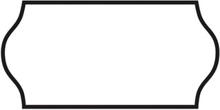 Meto White Labels for Meto 5.26 10.26 Gun Price - 26mmL x 12mmH, 12 Rolls