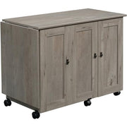 Sauder Mystic Oak / L: 40.08" x W: 19.45" x H: 28.5" / Tall Cabinet Sewing Storage