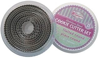 Ateco Winco CST-1 Rounder Cutter Set, Fluted Edge