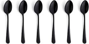 Amefa Austin 6-Piece Mocha Spoon Set, Black, Klein