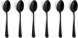 Amefa Austin 6-Piece Mocha Spoon Set, Black, Klein