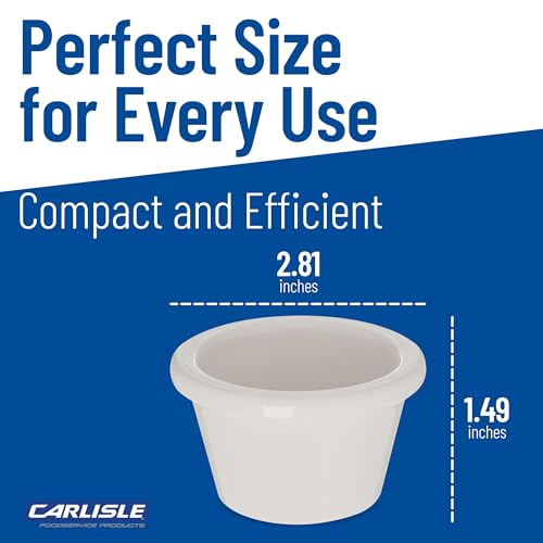 Carlisle FoodService Products Bone / 1.5 oz / 48 Ramekins