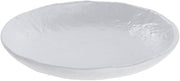HUBERT Serving Bowl White Textured Melamine - 11"Dia x 2"H