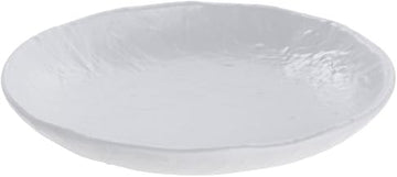 HUBERT Serving Bowl White Textured Melamine - 11"Dia x 2"H