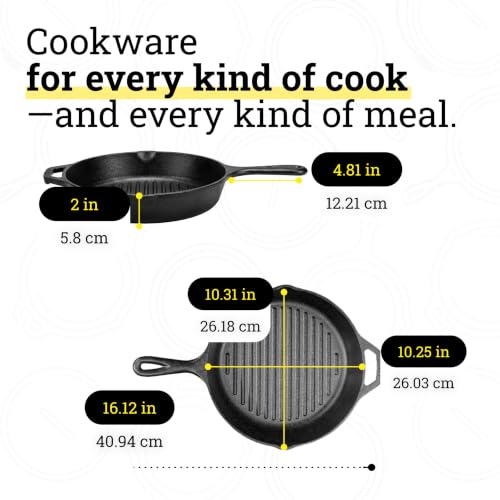 Lodge 1 / 7 Piece / Black Skillets