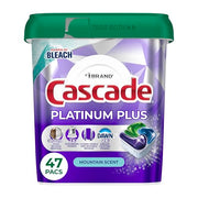Cascade Mountain / 47 Count (Pack of 1) / 1 Dishwasher Detergent