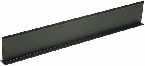 Shelf Divider T Shape Black Plastic - 30" L x 5" H