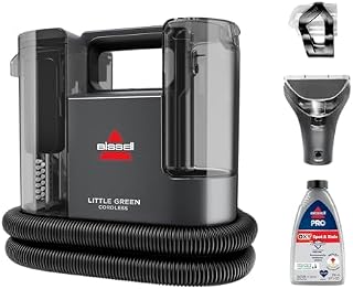 Bissell Little Green Cordless Portable Carpet Cleaner, 3682 | 25V Lithium-Ion battery; Battery-Boost Technology for extended runtime; deep cleaning cordless freedom