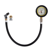 Joes Racing 0-60 psi, Analog, 2-1/2 in Diameter, White Face / BLACK / 1 Tire Gauges