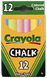Crayola CHALK COLORED 12 STICKS