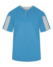 Striker Placket XL Columbia Blue/ White by Badger – Columbia Blue/White