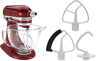 KitchenAid 5-Quart Stand Mixer Glass Bowl Gloss Cinamon