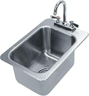 Manufacturer Varies Drop-In Sink, 2 Hole, 10" x 14", Stainless steel DI-1-10 - 1 Each