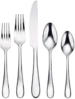 Oneida Edessa Mirror 88-Piece Flatware Set, Service for 12