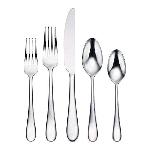 Edessa Mirror 88-Piece Flatware Set by Oneida – 88pc, Stainless Steel, Silver