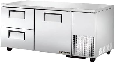 True TUC-67D-2 Series Undercounter Refrigerator Solid Doors & Drawered Two Section Deep