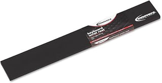 Innovera 52458 Natural Rubber Keyboard Wrist Rest, Black
