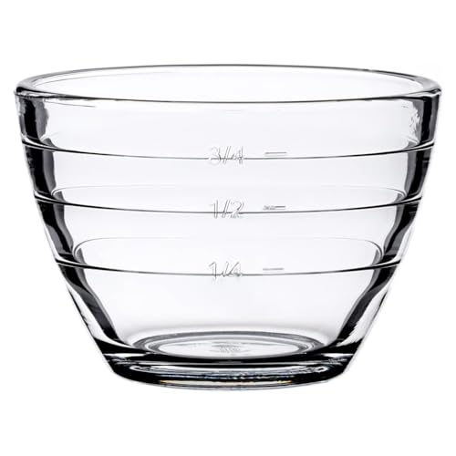 Anchor Hocking 2 Cup, 6-Piece Set (3 Bowls and 3 Lids) / Clear / Casual Mixing Bowls