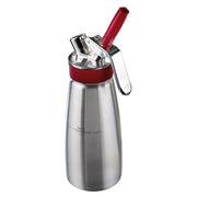 iSi Gourmet Whip (1 Pint) - Multifunctional Food Whipper for Warm & Cold Application by iSi North America – 1 Pint, 0.5 liters, Stainless Steel, Red, Model 160301