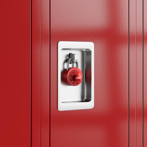 Master Lock Red / 1 Pack / 1 Pack; Red Combination Padlocks