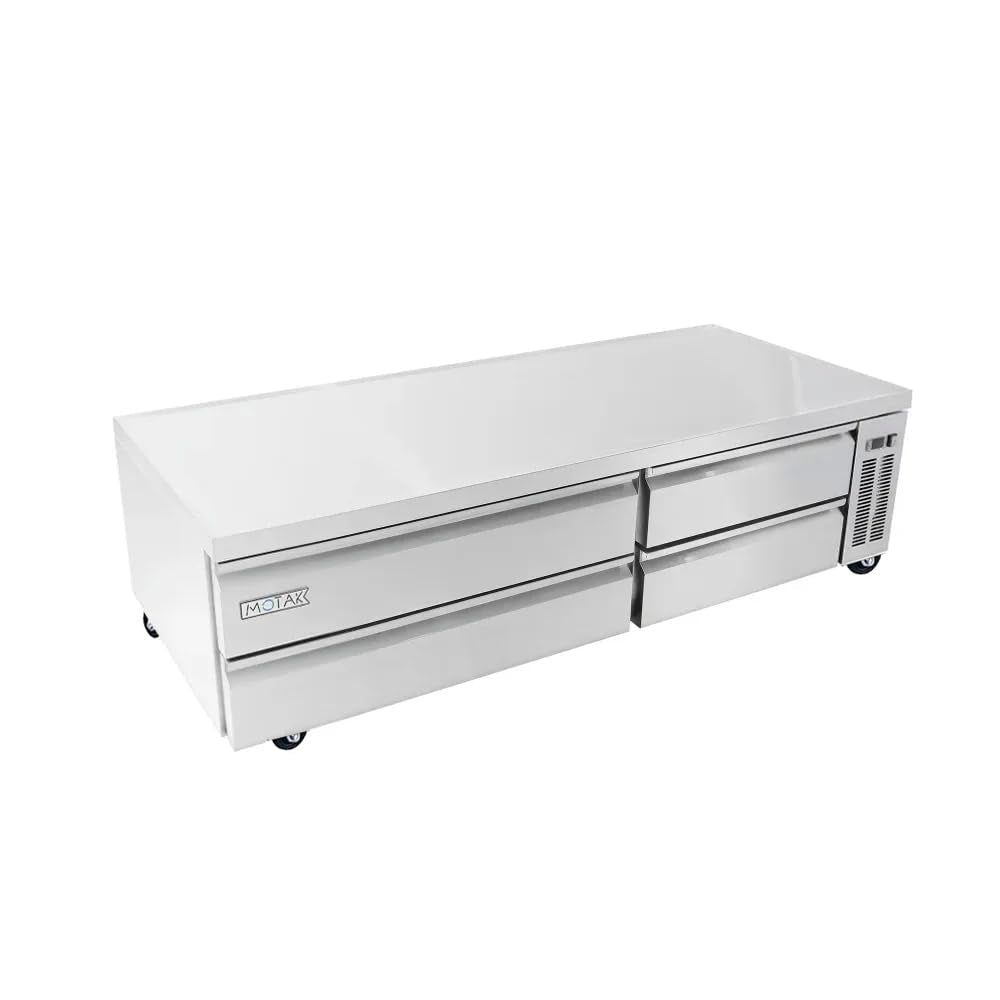 72 3/8" Chef Base by MOTAK – 75.12x34.88x27.76, In Description, Check Images, Model MCBR72-D-X