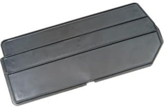 Quantum DUS270 Storage Bin Divider Accessory | Tools Supply Parts Container Separator Fits with QUS270 Bin for Industrial Warehouse Hardware Factory School Office Hospital | Black, Plastic (Pack of 6)