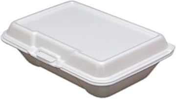 Ecopax 205 Foam Hinged Container 9.25 x 6.38 x 2.88