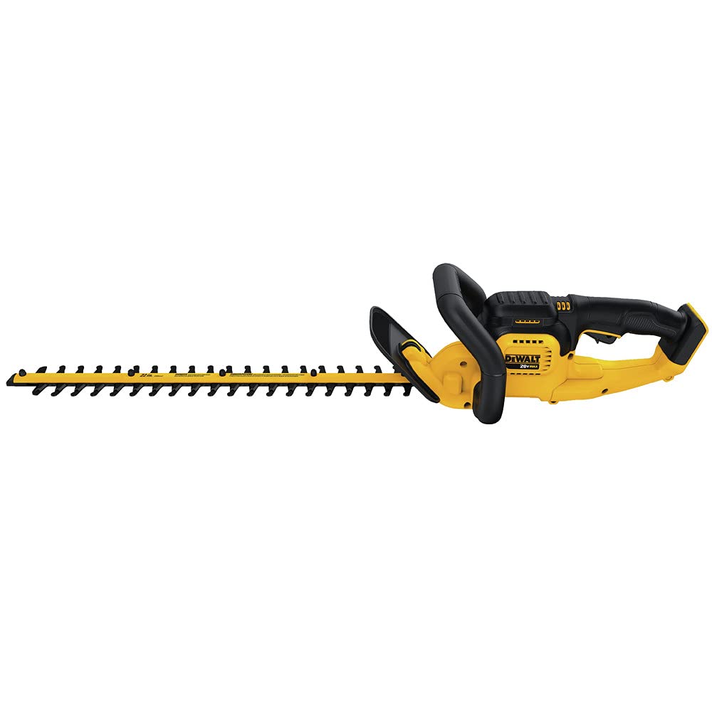 Trimmer Hedge Bare 20V by DEWALT – One Size, Metal, Black/Yellow, Model DCHT820B