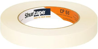 Shurtape 6-Rolls of .70” x 60 yds 141347 CP 66 Contractor Grade, High Adhesion Masking Tape, Single Wrap