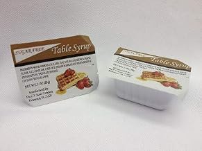 C.F. Sauer Foods Sugar Free Table Syrup, 1 Ounce -- 100 per case.