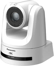 Panasonic PTZ Camera, AW-UE100, 4K 60p Shooting, 24x Optical Zoom, NDI Professional Streaming, White