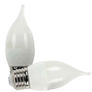 5 Watt C11 LED Candle Tip Light Bulb with Medium Screw Base by Westinghouse – copper, Soft White, Pack of 2, Model 05121