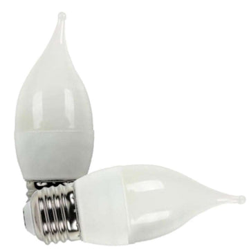 5 Watt C11 LED Candle Tip Light Bulb with Medium Screw Base by Westinghouse – copper, Soft White, Pack of 2, Model 05121