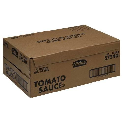 Sauce Tomato 6 Case 10 Can by HEINZ – 12.4 x 18.6 x 7 inches, Pack of 6