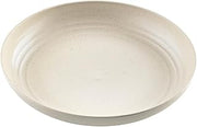 PacknWood 294WAC200 7.8 in. Huskly Reusable Plate with Husk Composite Beige - 96 Piece