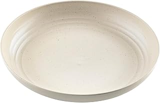 PacknWood 294WAC200 7.8 in. Huskly Reusable Plate with Husk Composite Beige - 96 Piece