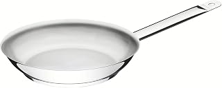 Tramontina Professional Stainless Steel Frying pan, Diameter 30 cm, uncoated, Dishwasher-Safe, Suitable for All Types of cookers, Induction, 18/10