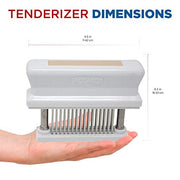 Jaccard White with Tan / Pack of 1 / White Original Super 3 Professional 48 Blade Tenderizer Tenderizers