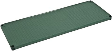 FPS1824SOGN FPS-Plus™ Shelf, 800 lb. Weight Capacity, 18"W x 24"L, epoxy Coated Frame, with Solid Polymer mat, for Wet or Dry Storage, Dishwasher Safe, Green